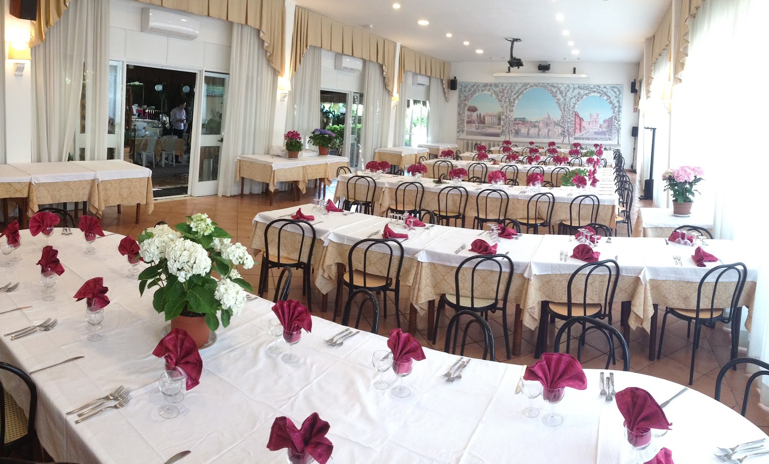 Sala allestita