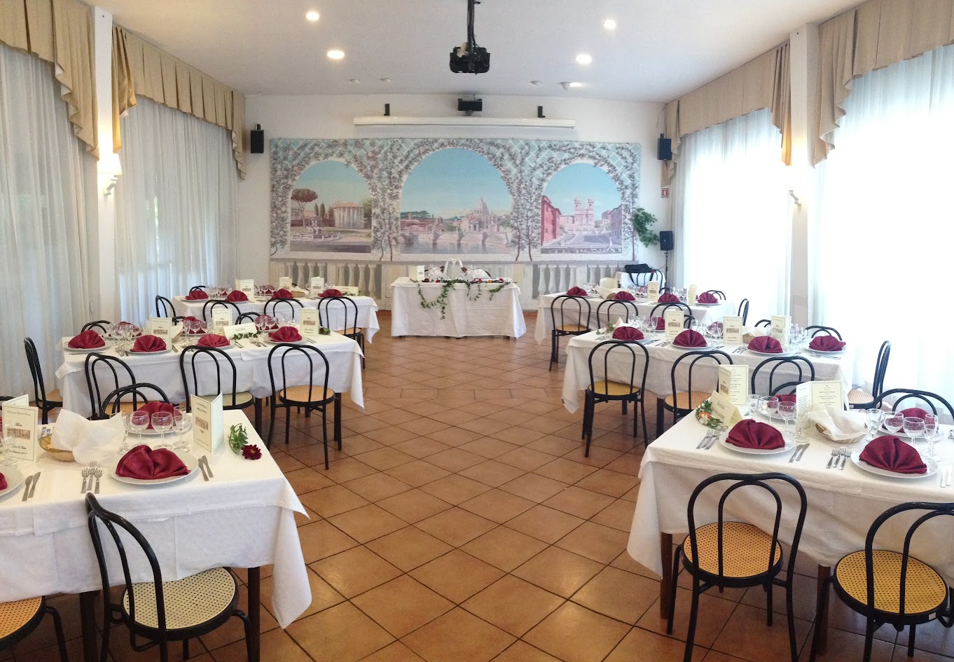 Salone allestito